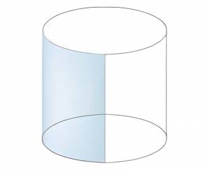 Cylindrical curved tempered glass